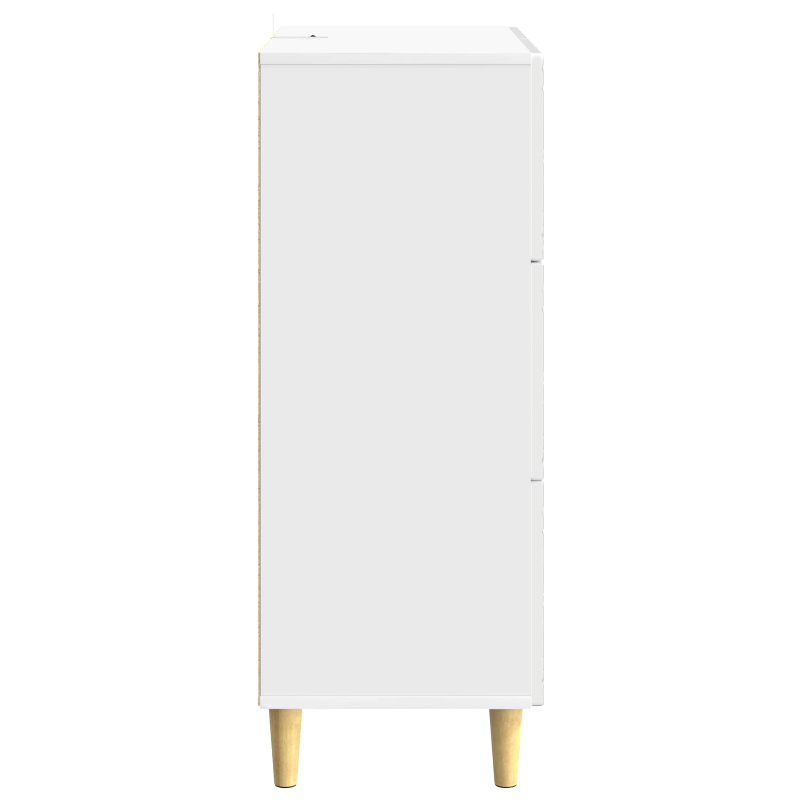 Cajonera Blanco Brillante 33 x 34,5 x 90 cm