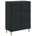 Aparador Negro 66 x 34,5 x 90 cm Madera de ingeniería