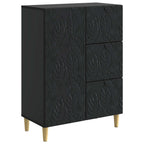 Aparador Negro 66 x 34,5 x 90 cm Madera de ingeniería