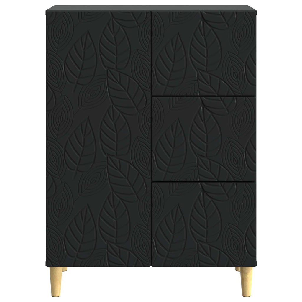 Aparador Negro 66 x 34,5 x 90 cm Madera de ingeniería