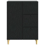 Aparador Negro 66 x 34,5 x 90 cm Madera de ingeniería