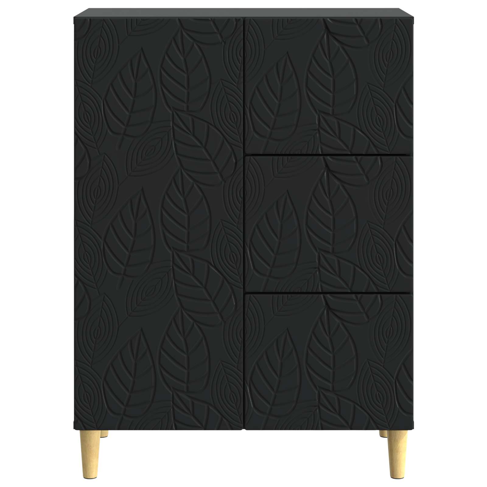 Aparador Negro 66 x 34,5 x 90 cm Madera de ingeniería