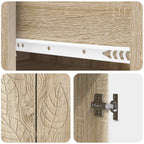 Aparador Roble Sonoma 66 x 34,5 x 90 cm Madera de ingeniería