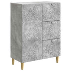 Aparador Gris Hormigón 66 x 34,5 x 90 cm Madera de ingeniería