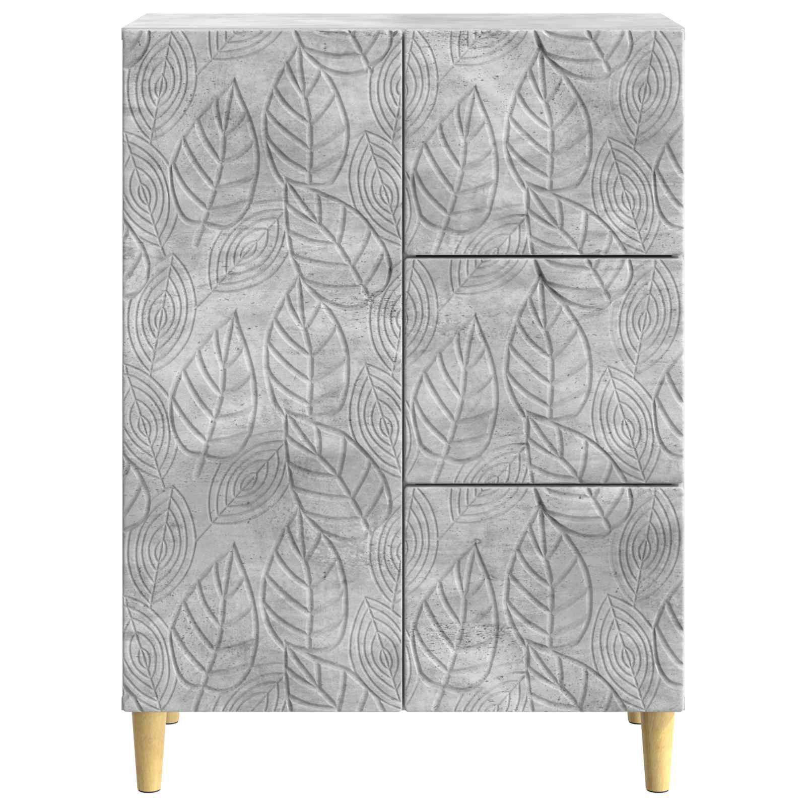 Aparador Gris Hormigón 66 x 34,5 x 90 cm Madera de ingeniería