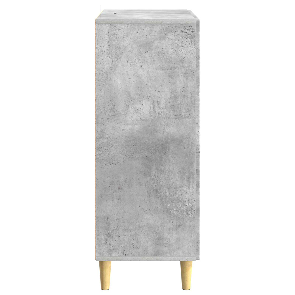 Aparador Gris Hormigón 66 x 34,5 x 90 cm Madera de ingeniería