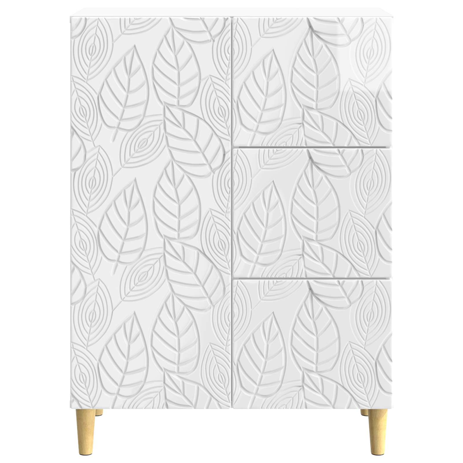 Aparador Blanco Brillante 66 x 34,5 x 90 cm