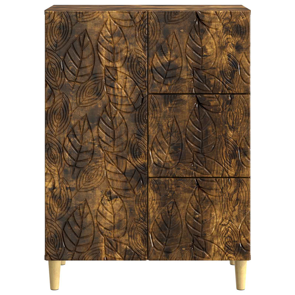 Aparador Roble Ahumado 66 x 34,5 x 90 cm Madera de ingeniería