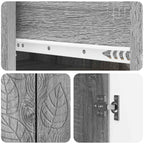 Aparador Sonoma gris 66 x 34,5 x 90 cm Madera de ingeniería