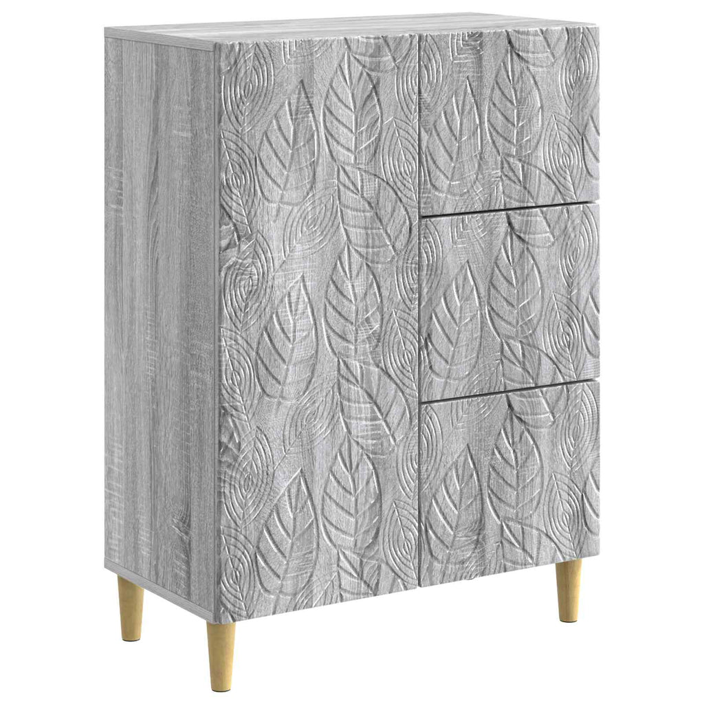 Aparador Sonoma gris 66 x 34,5 x 90 cm Madera de ingeniería