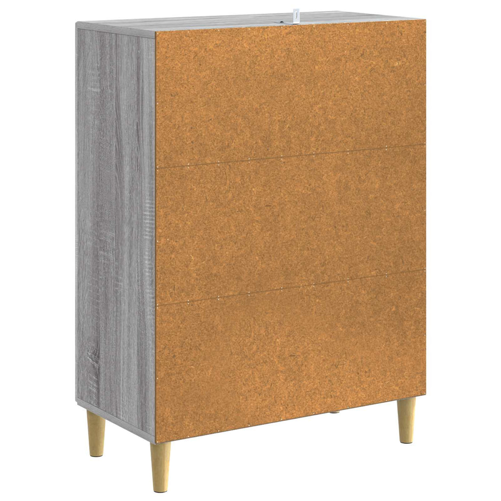 Aparador Sonoma gris 66 x 34,5 x 90 cm Madera de ingeniería