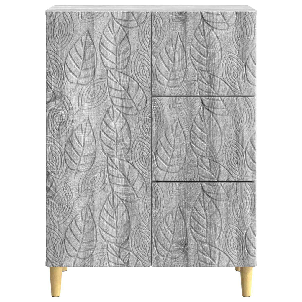 Aparador Sonoma gris 66 x 34,5 x 90 cm Madera de ingeniería