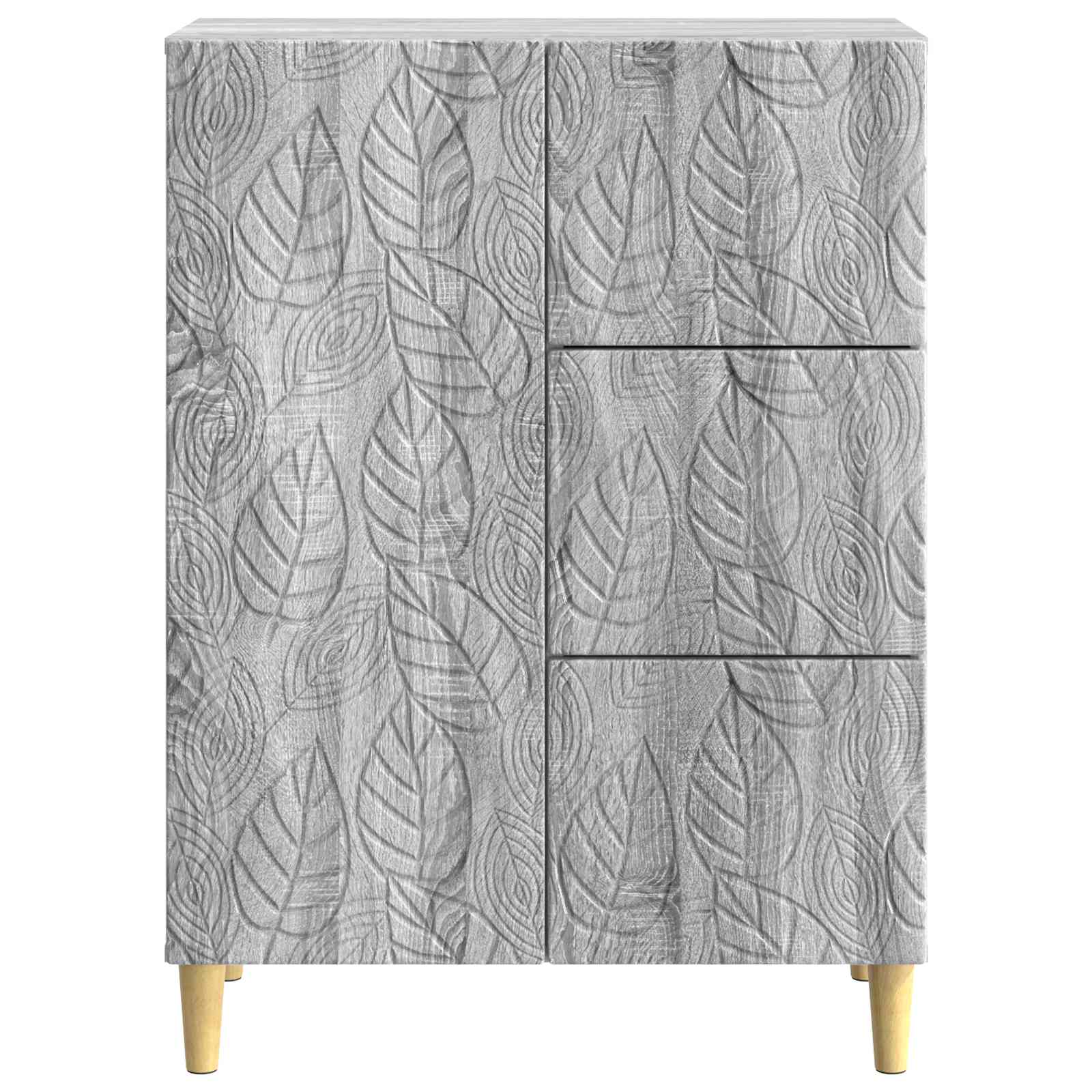 Aparador Sonoma gris 66 x 34,5 x 90 cm Madera de ingeniería