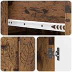 Aparador Madera envejecida 66 x 34,5 x 90 cm