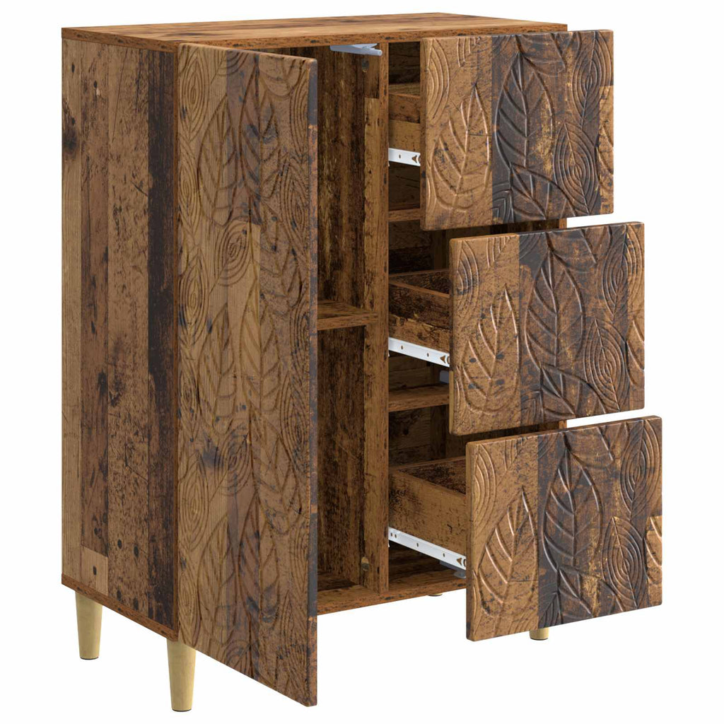 Aparador Madera envejecida 66 x 34,5 x 90 cm