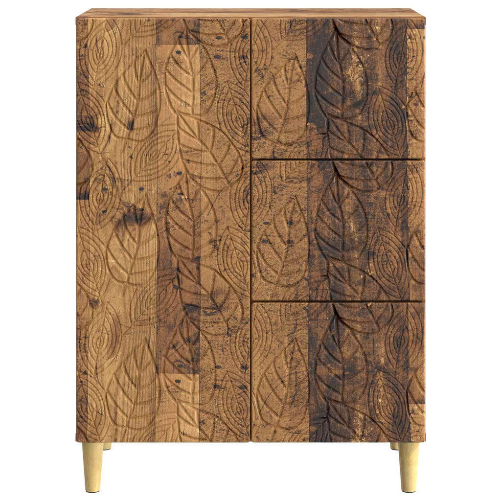Aparador Madera envejecida 66 x 34,5 x 90 cm