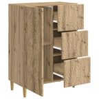 Aparador Roble Artesanal 66 x 34,5 x 90 cm Madera de ingeniería