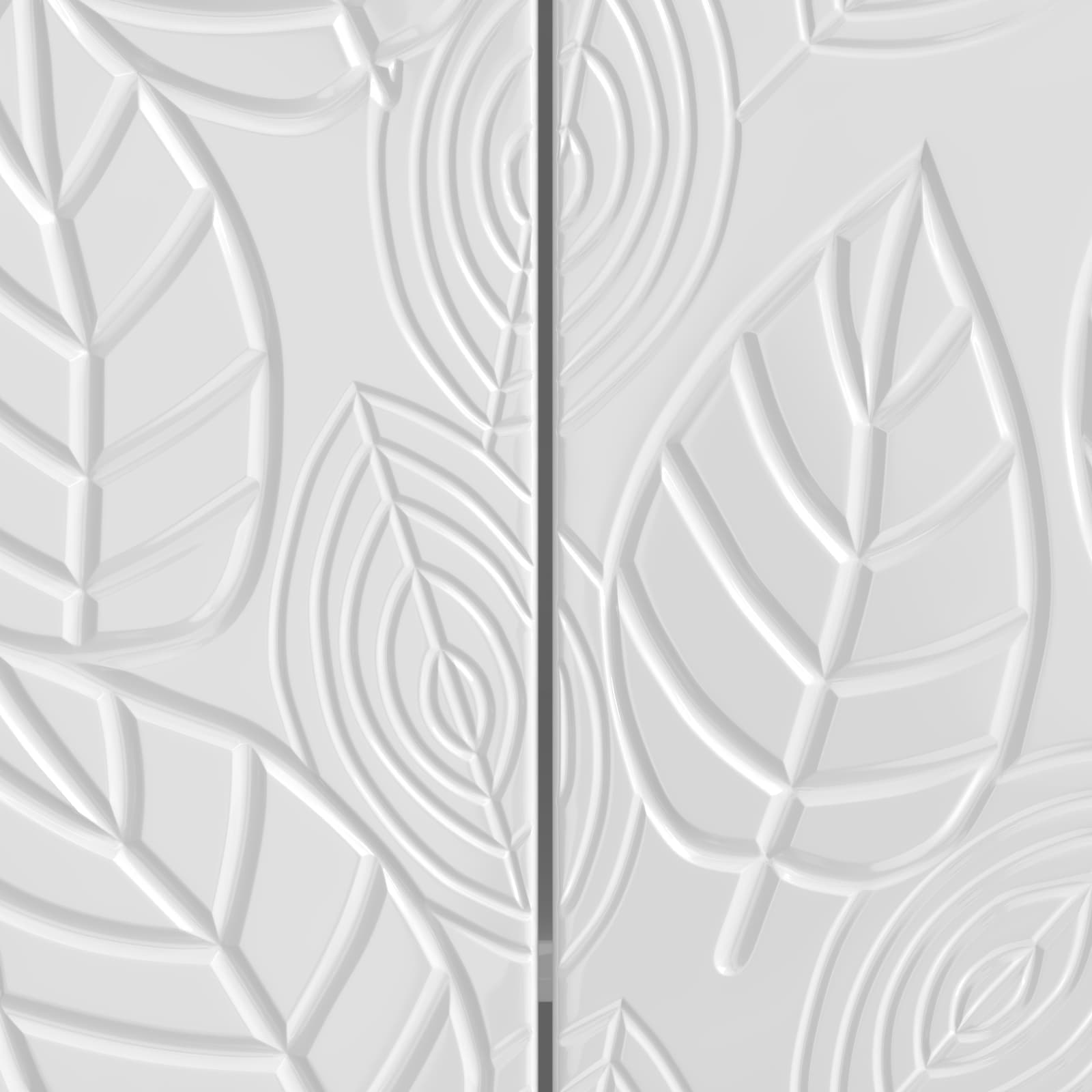 Aparador Blanco Brillante 89 x 34,5 x 80 cm
