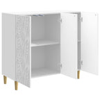 Aparador Blanco Brillante 89 x 34,5 x 80 cm