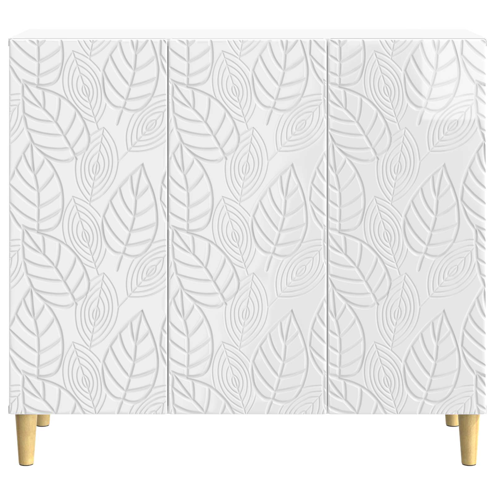Aparador Blanco Brillante 89 x 34,5 x 80 cm