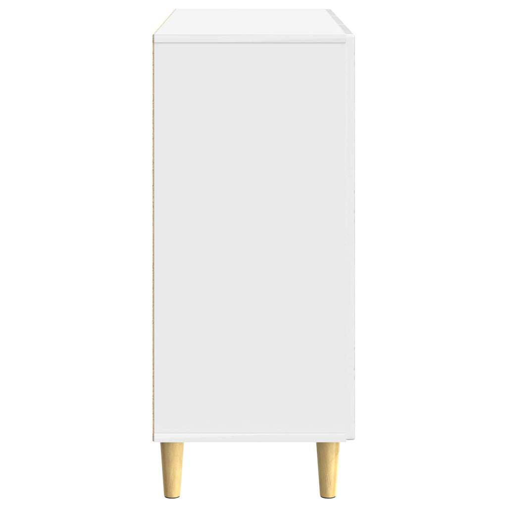 Aparador Blanco Brillante 89 x 34,5 x 80 cm