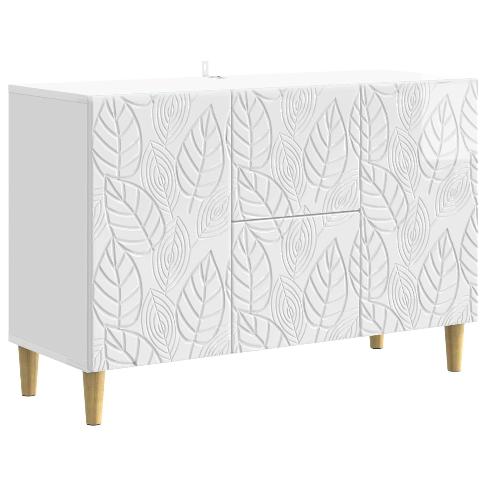 Aparador Blanco Brillante 89 x 34,5 x 60 cm