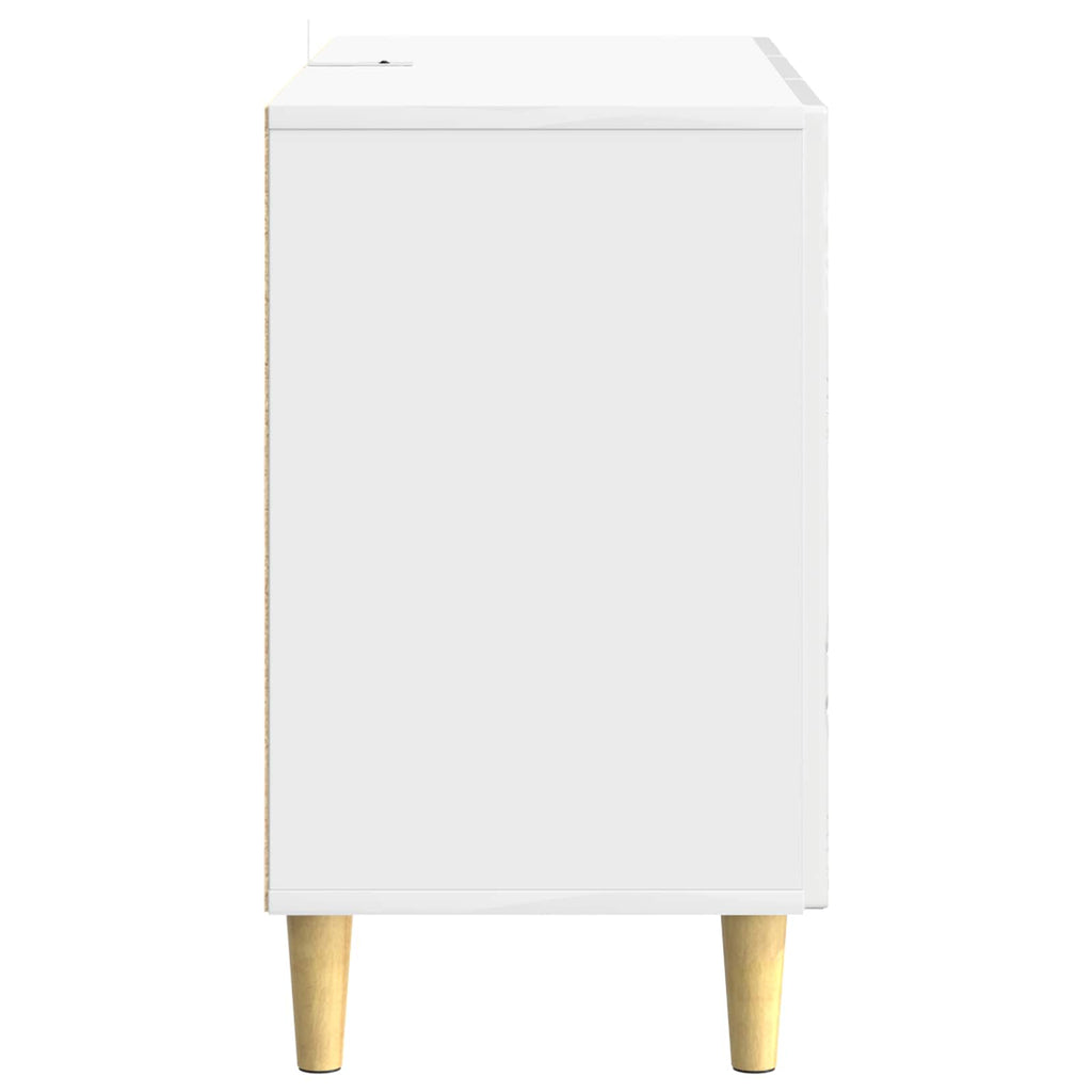 Aparador Blanco Brillante 89 x 34,5 x 60 cm
