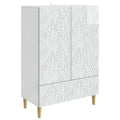 Aparador Blanco Brillante 66 x 34,5 x 95 cm