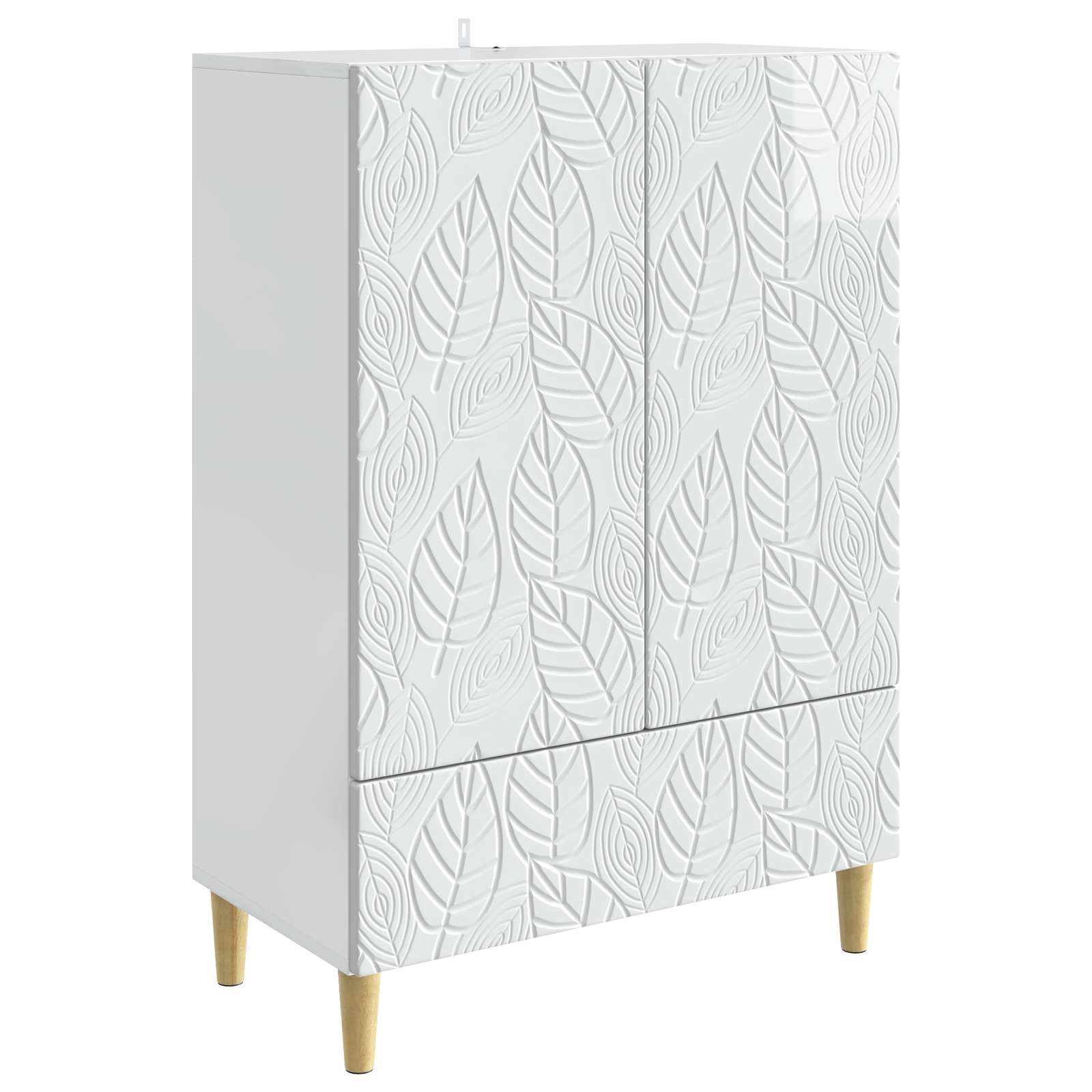 Aparador Blanco Brillante 66 x 34,5 x 95 cm