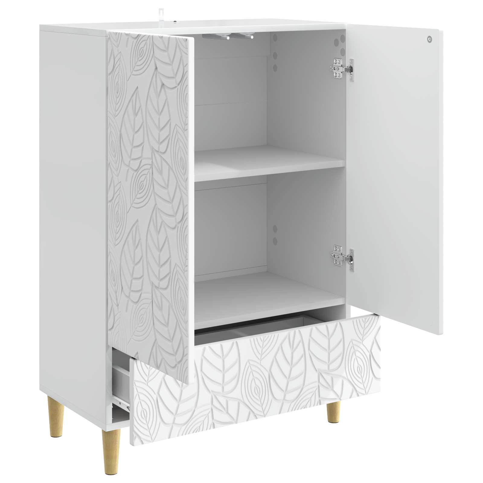 Aparador Blanco Brillante 66 x 34,5 x 95 cm