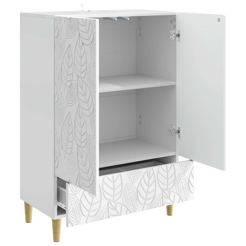 Aparador Blanco Brillante 66 x 34,5 x 95 cm
