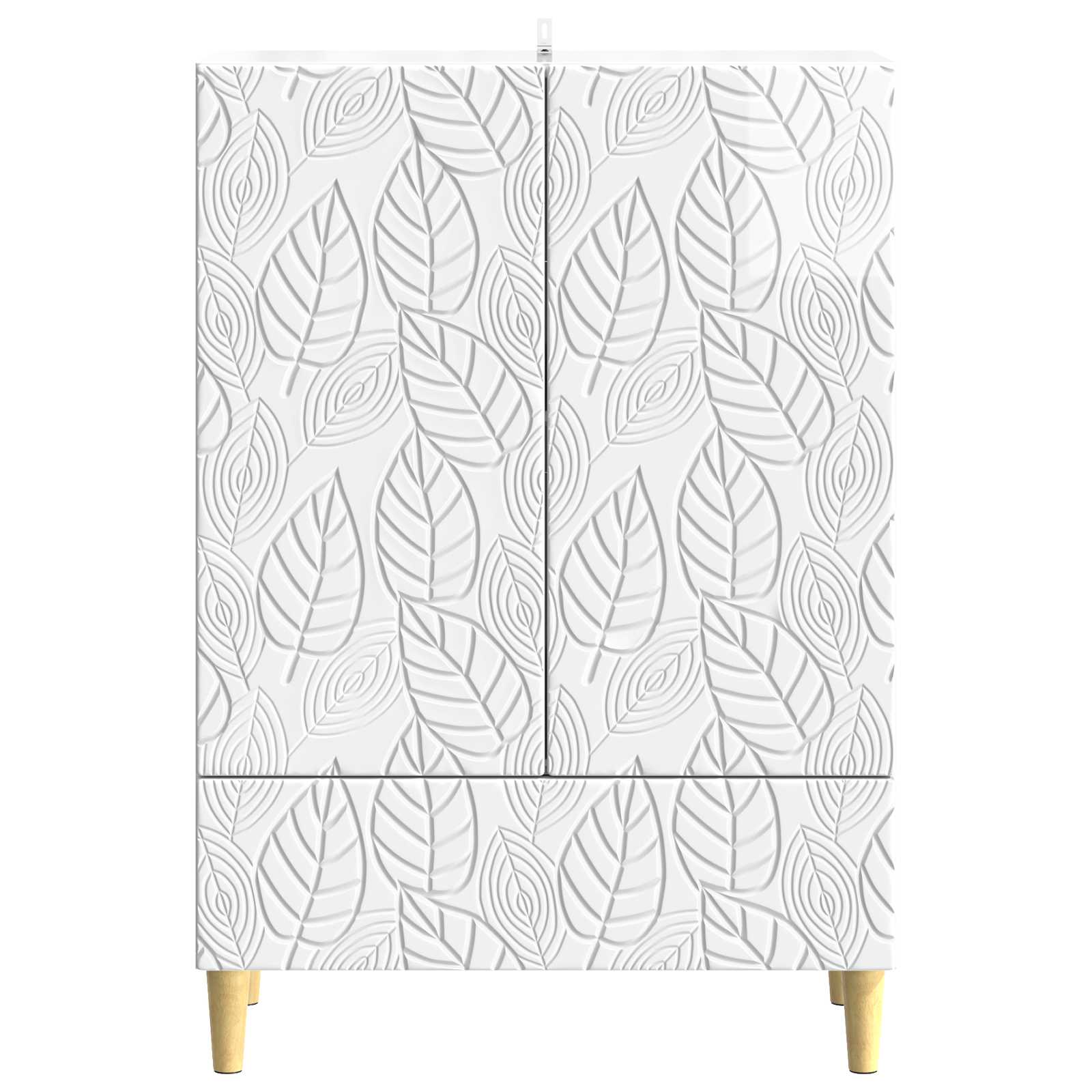 Aparador Blanco Brillante 66 x 34,5 x 95 cm