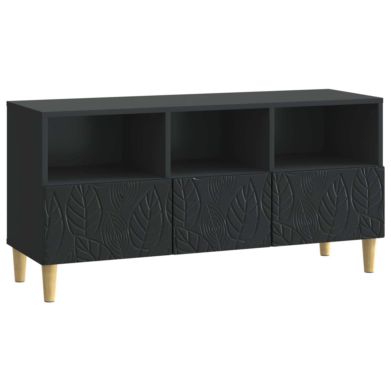 Mueble de TV 102 x 34,5 x 50 cm Blanco Brillante