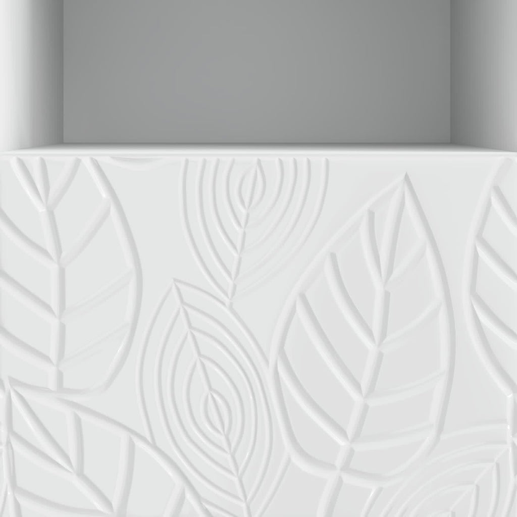 Mueble de TV 102 x 34,5 x 50 cm Blanco Brillante
