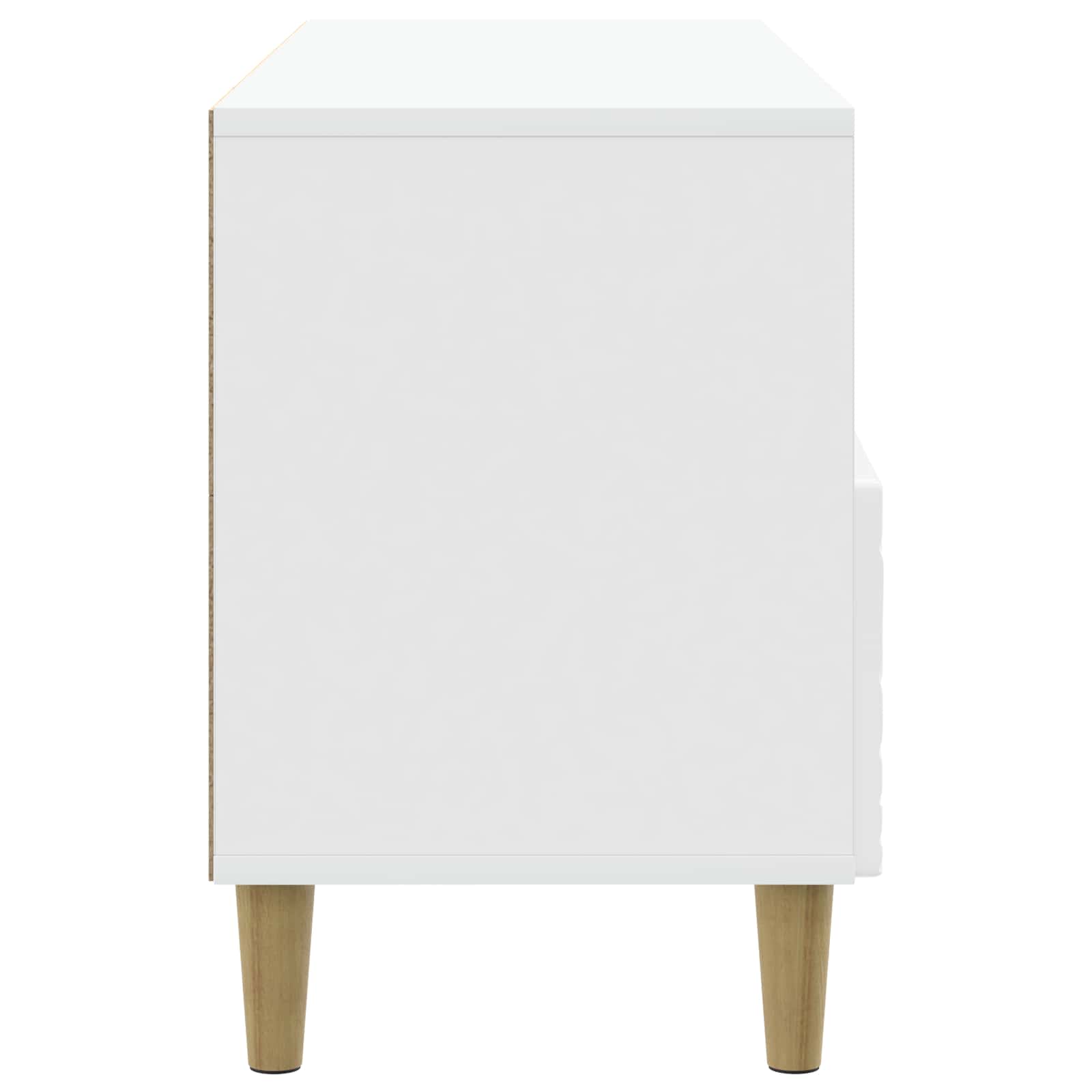 Mueble de TV 102 x 34,5 x 50 cm Blanco Brillante