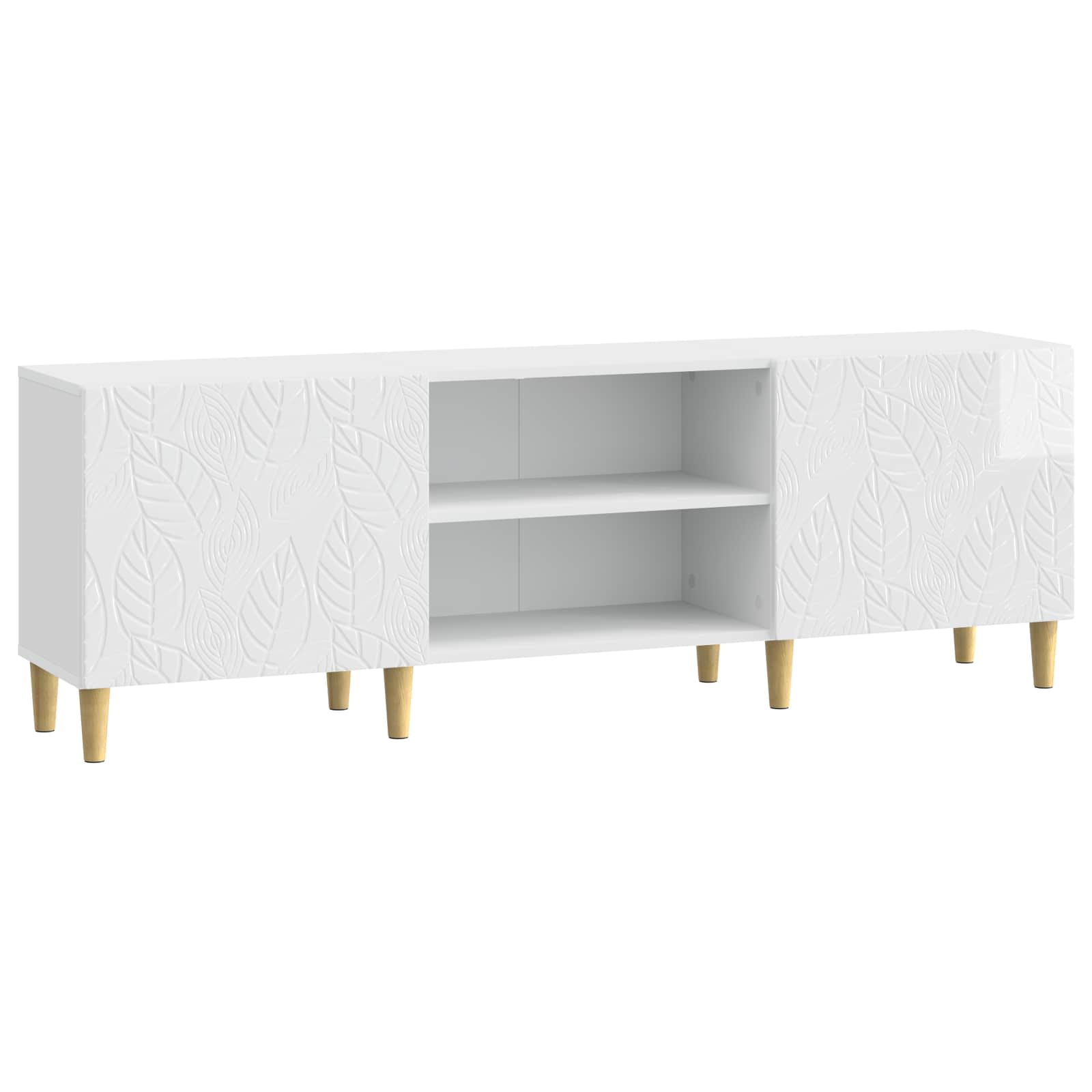 Mueble de TV 150 x 31 x 50 cm Blanco Brillante