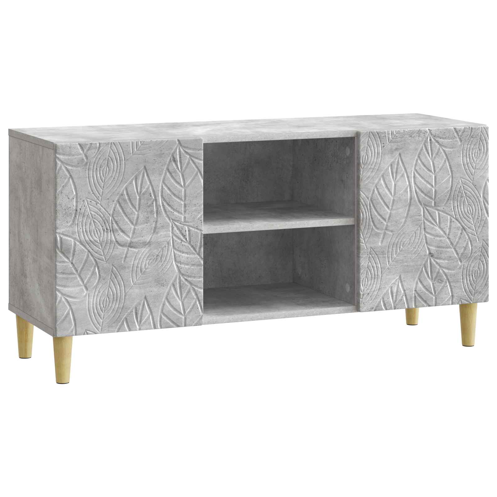 Mueble de TV 102 x 34,5 x 50 cm Blanco Brillante