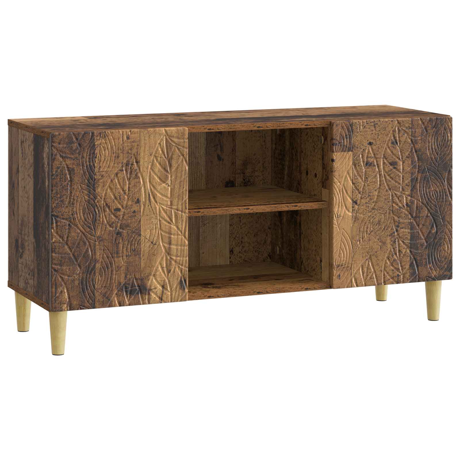 Mueble de TV 102 x 34,5 x 50 cm Blanco Brillante