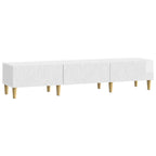 Mueble de TV 147 x 34,5 x 30 cm Blanco Brillante