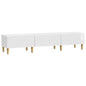 Mueble de TV 147 x 34,5 x 30 cm Blanco Brillante