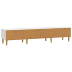 Mueble de TV 147 x 34,5 x 30 cm Blanco Brillante