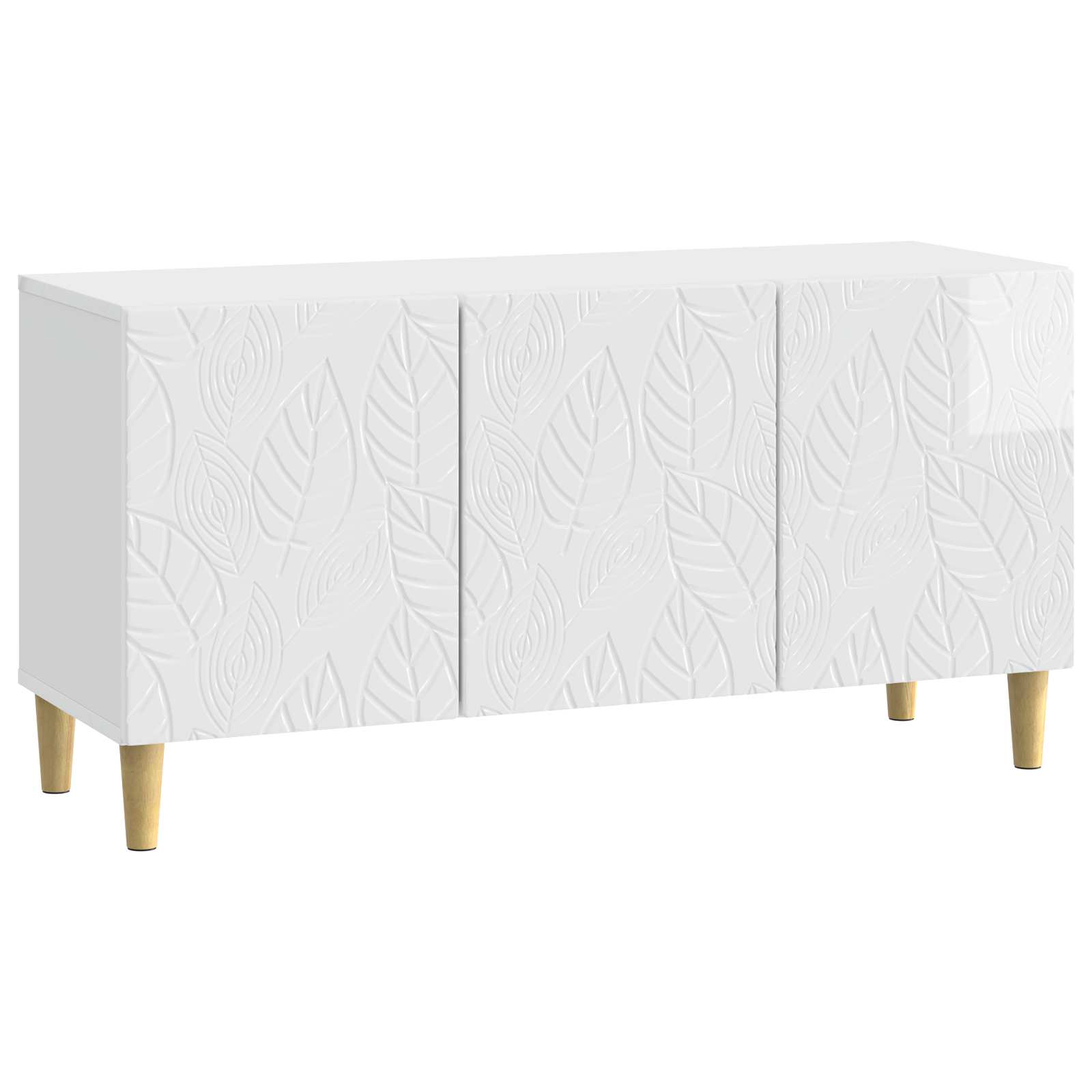 Mueble de TV 99 x 34,5 x 50 cm Blanco Brillante