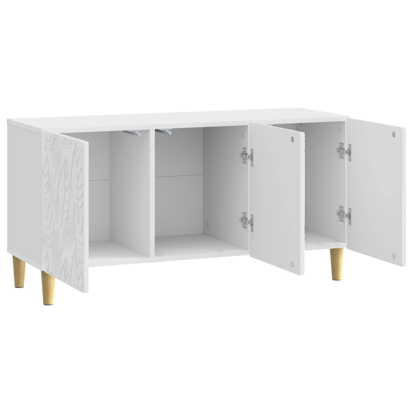 Mueble de TV 99 x 34,5 x 50 cm Blanco Brillante