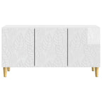 Mueble de TV 99 x 34,5 x 50 cm Blanco Brillante
