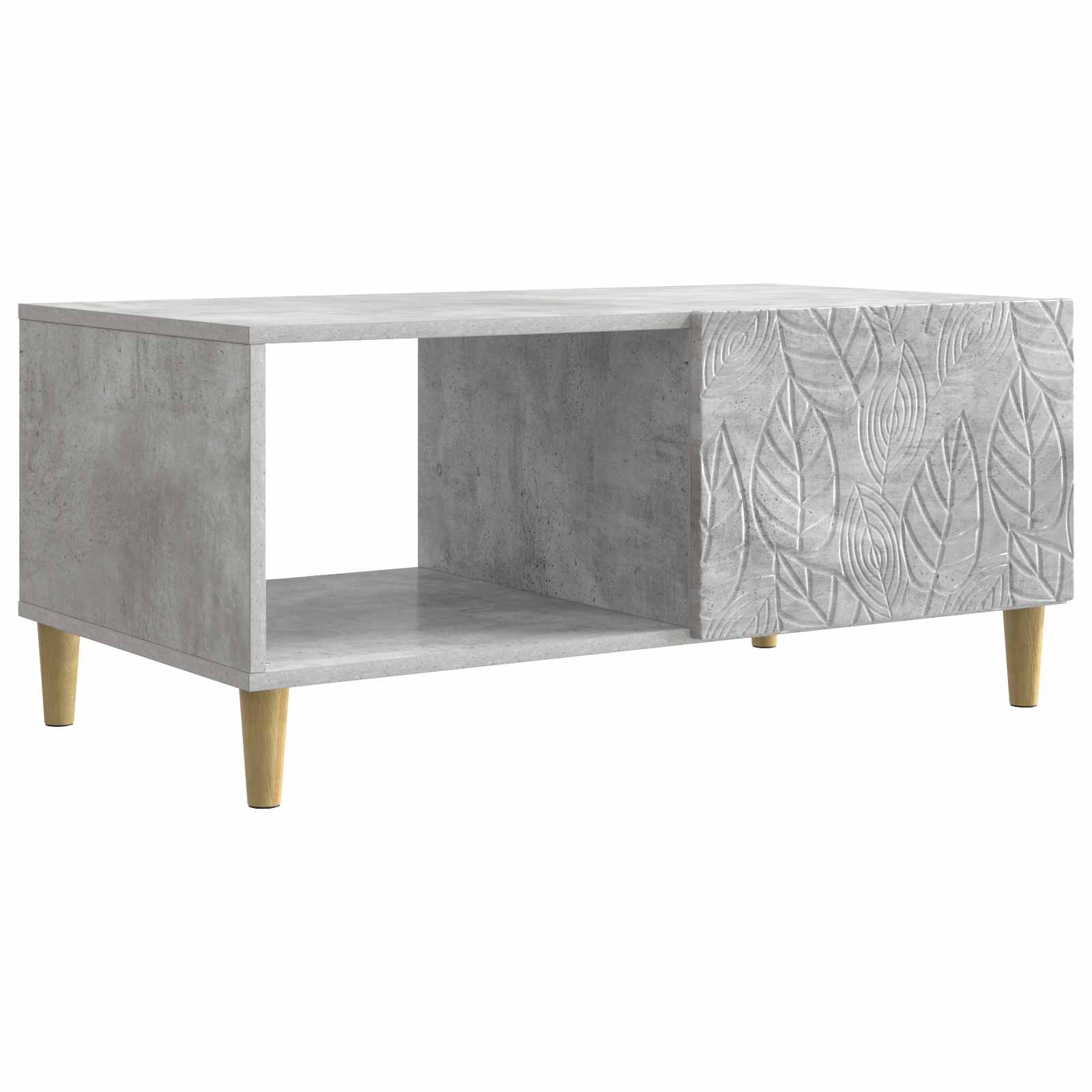 Mesa de Café Roble Negro 60 x 60 x 42 cm Madera de ingeniería