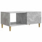 Mesa de Café Roble Negro 60 x 60 x 42 cm Madera de ingeniería