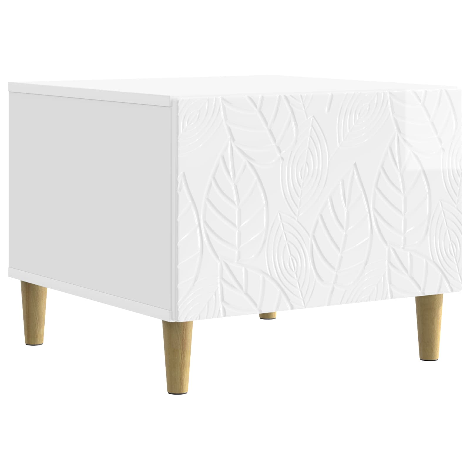 Mesa de centro Blanco Brillante 50 x 49 x 40 cm