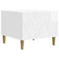 Mesa de centro Blanco Brillante 50 x 49 x 40 cm