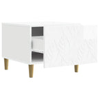 Mesa de centro Blanco Brillante 50 x 49 x 40 cm