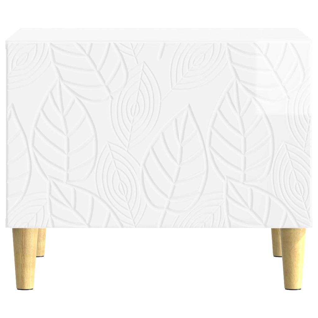 Mesa de centro Blanco Brillante 50 x 49 x 40 cm